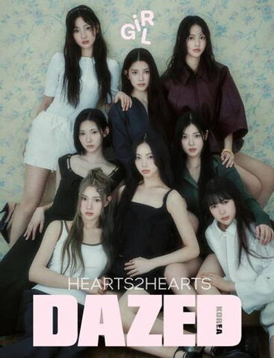 публикация DAZED & CONFUSED - 2025 GIRL Edition Hearts2Hearts GROUP A Type