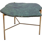 Столик зеленый из мрамора [Арт. 83512]