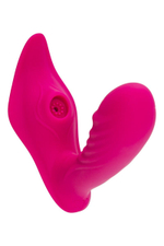 Ярко-розовый стимулятор точки G с вакуум-волновой стимуляцией Shani (Цвет: ярко-розовый)