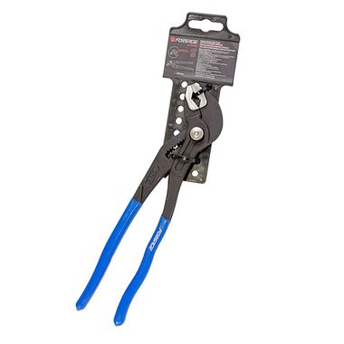 Пассатижи переставные сантехнические с кнопкой фиксации Cr-V 10''-250мм, на блистере Forsage F-613U250