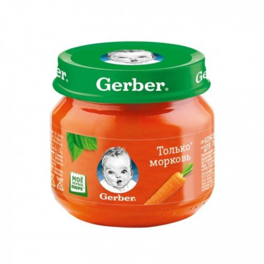 Детcкое пюре Gerber Морковь 80 гр
