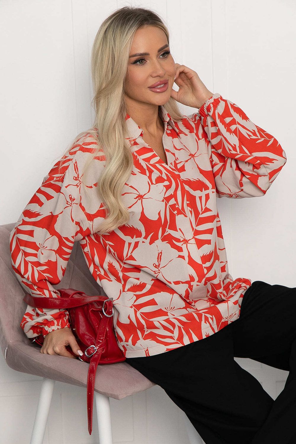 Рубашка Массандра (оранжевая) Б13761-25М LT Collection