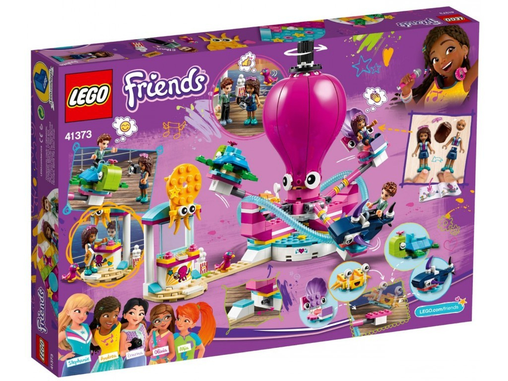 LEGO Friends: Аттракцион Весёлый осьминог 41373 — Funny Octopus Ride — Лего Френдз Друзья Подружки