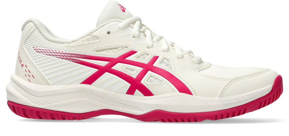 Женские Кроссовки теннисные Asics Court Slide 4 - cream/bright rose