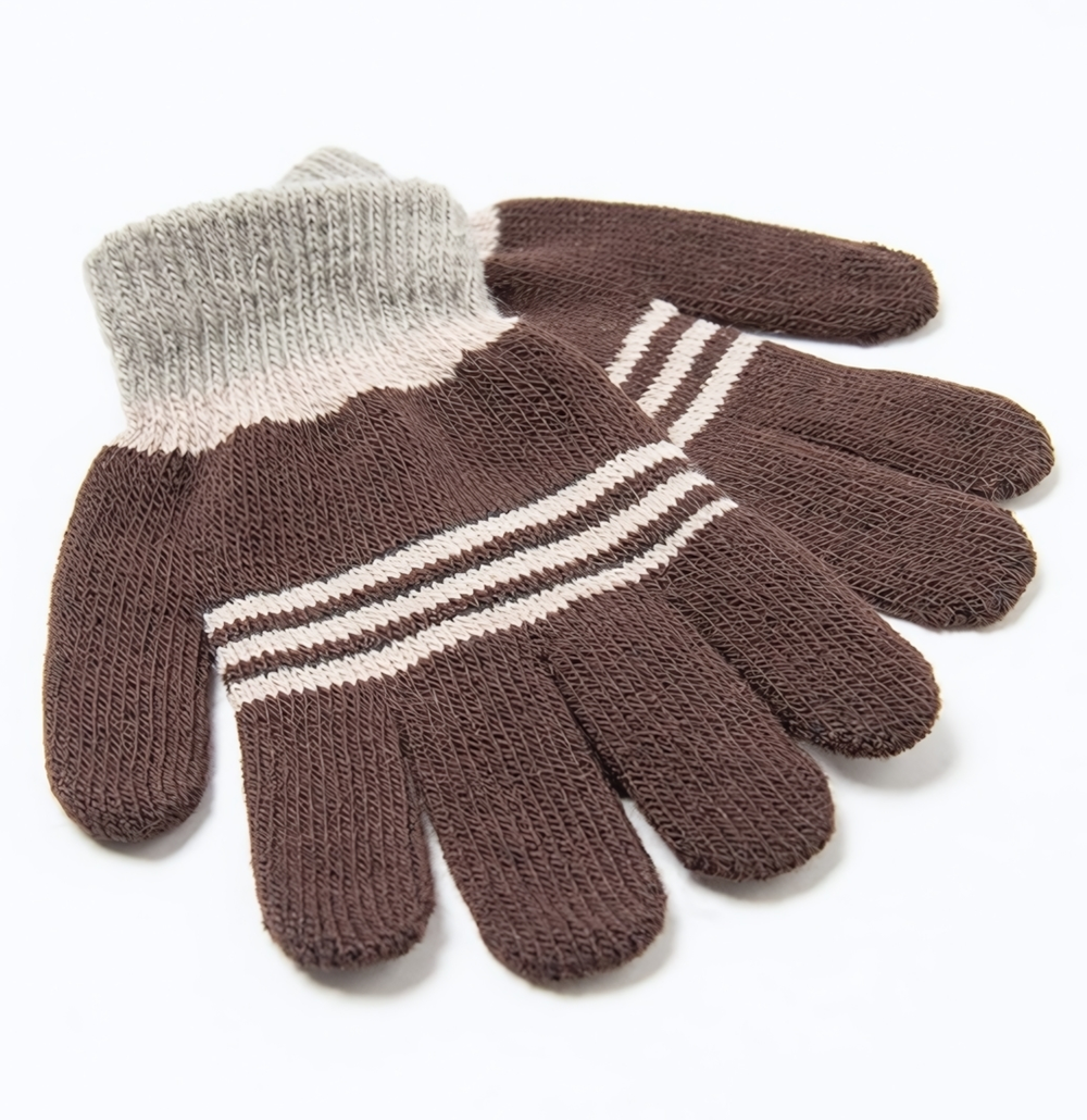 Перчатки детские, цвет коричневый, р. 14/ 9879986 Rossini, 1 шт.