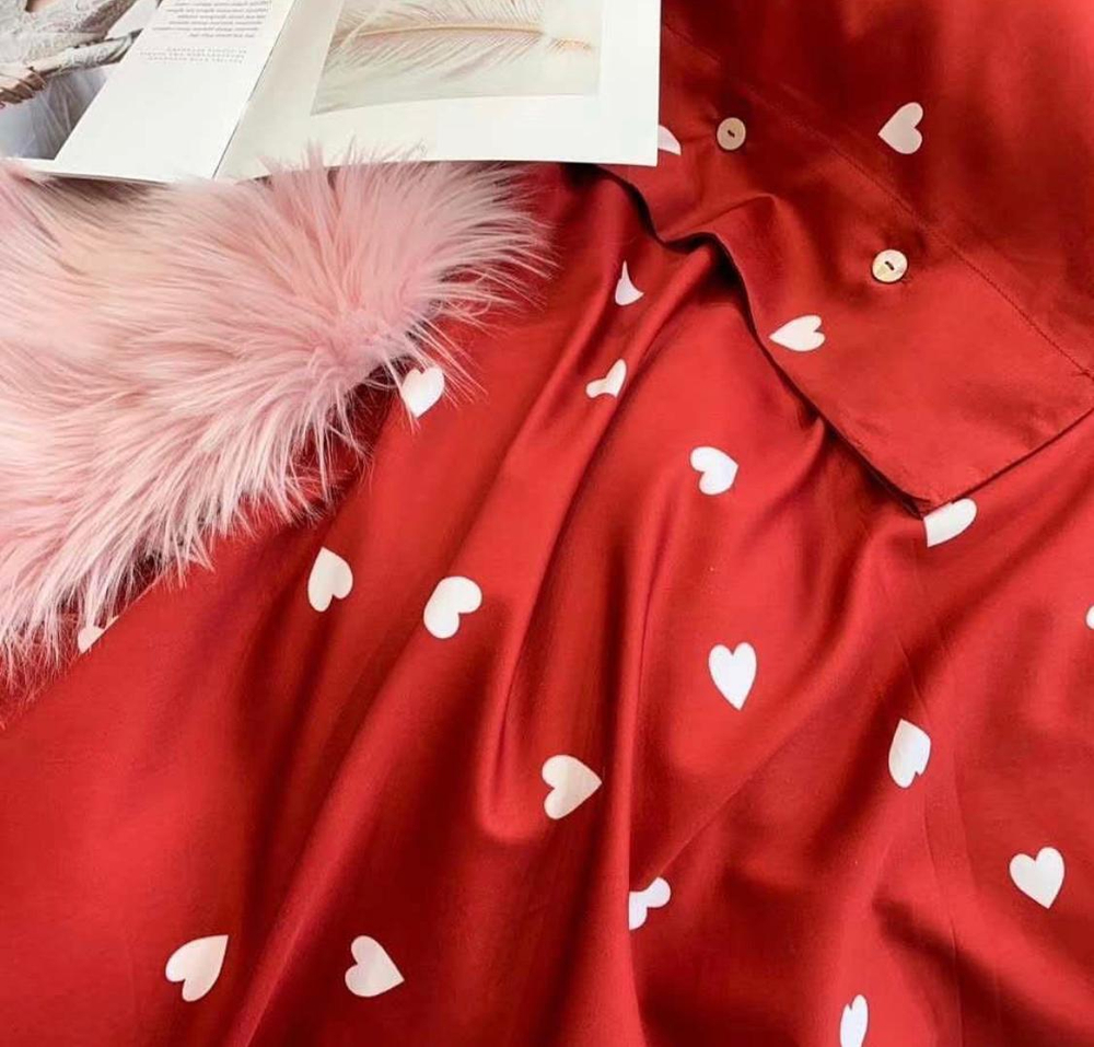 Комплект постельного белья ZEPHYR HOME ЕВРО пг. Мако-Сатин,Египетский хлопок Красный