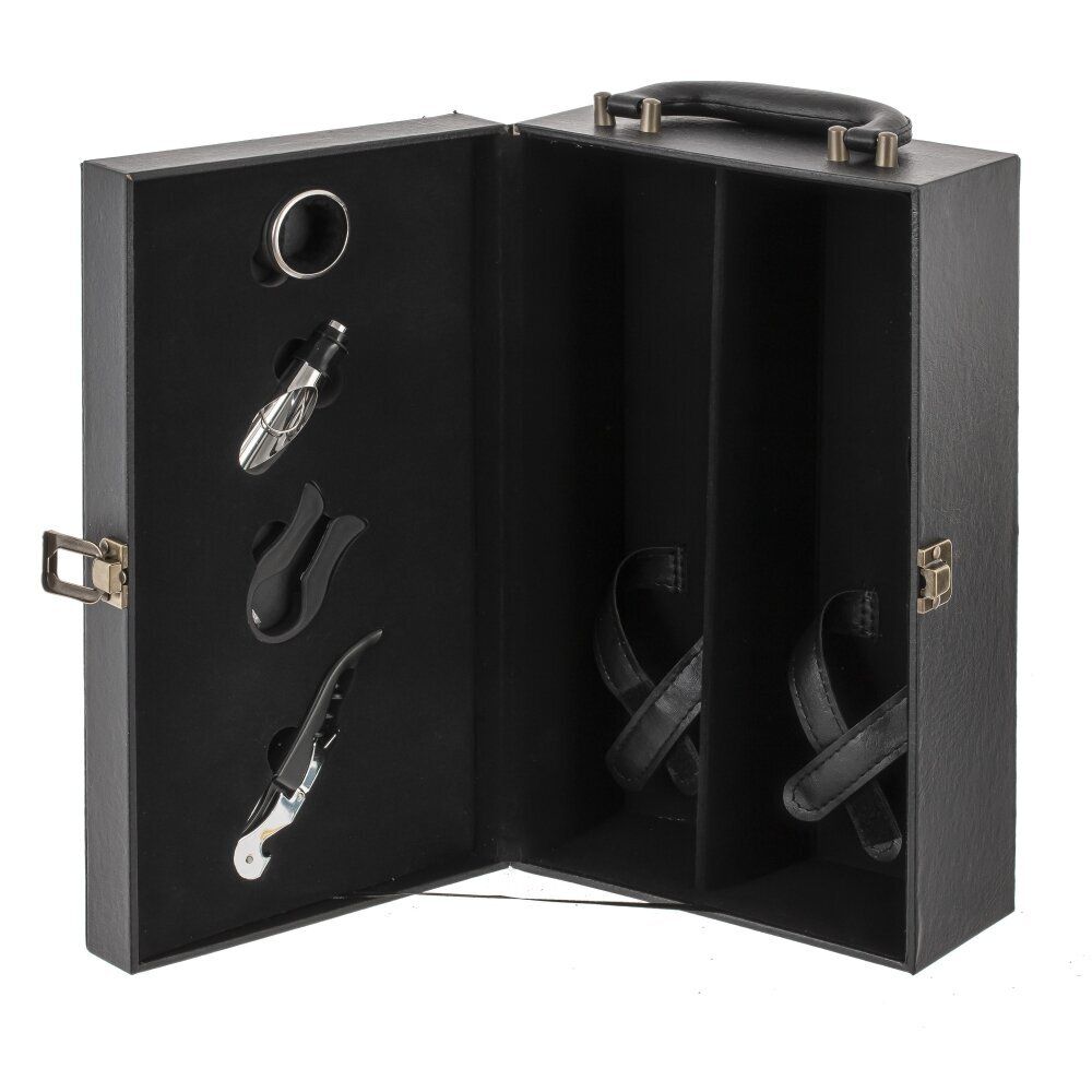 GAEM Шкатулка для бутылок с набором для вина, L34 W19 H12 см