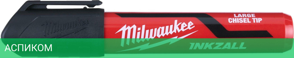 Маркер строительный Milwaukee Inkzall L черный (4932471555)