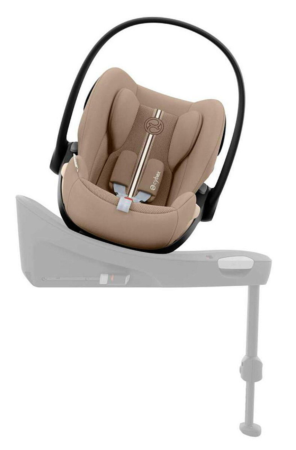 Коляска Cybex Priam IV Matt Black complete и автокресло Cloud G i-Size Almond Beige Plus 3 в 1 Cozy Beige