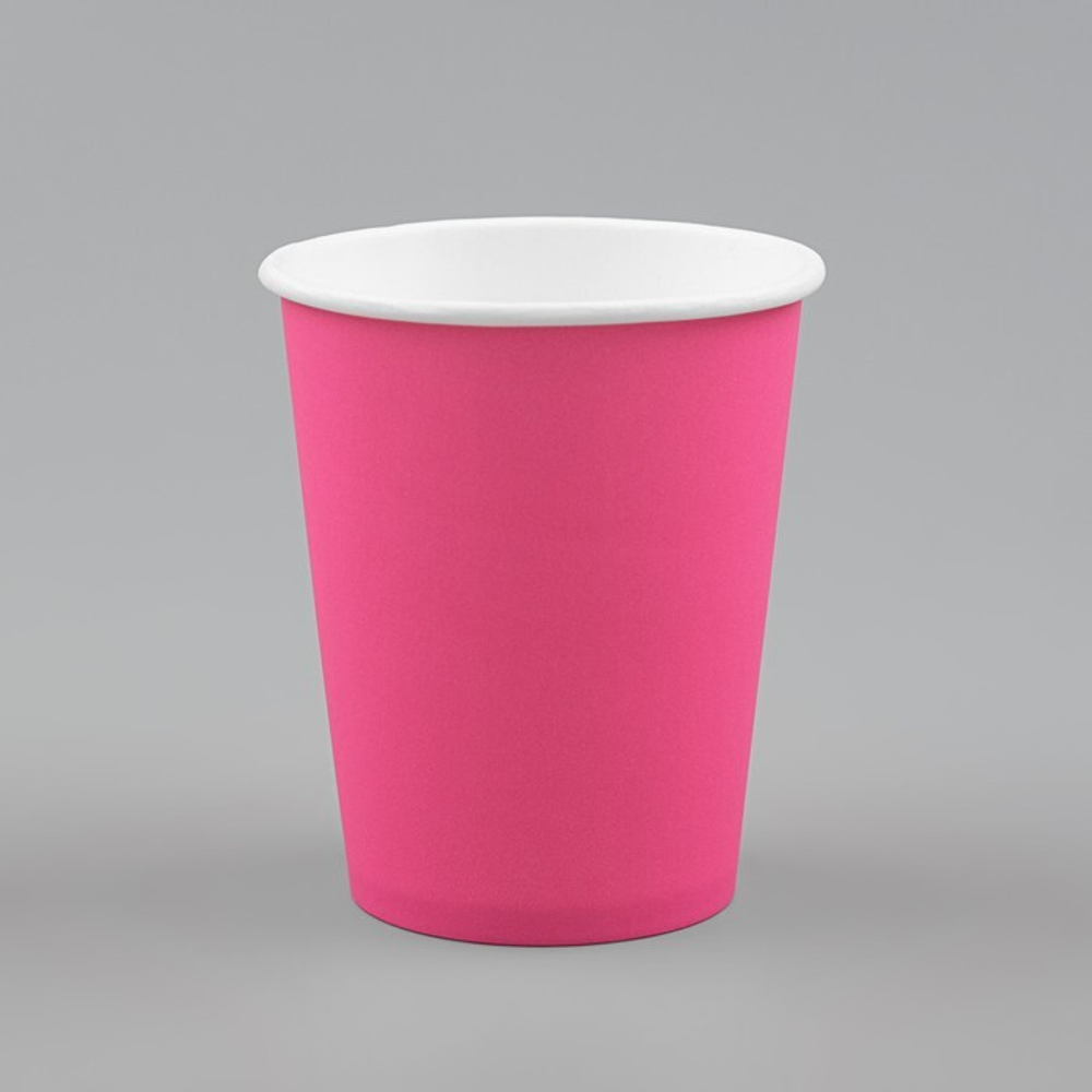 Стакан бумажный Фуксия 250 мл.
