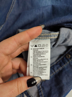 Рубашка джинсовая 42 размер