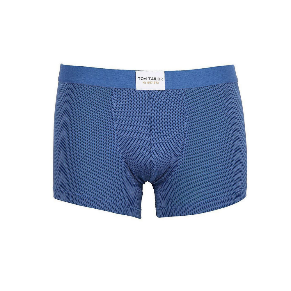 Мужские трусы боксеры синие с принтом Tom Tailor 70316/5646 626