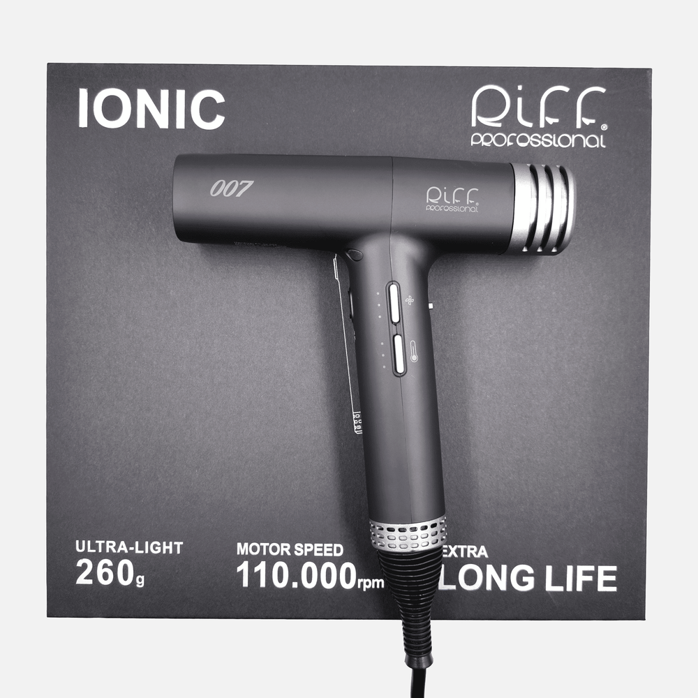 Фен пистолет 2000 Вт RiFF Ф007 с диффузором и ионизацией