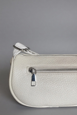 Сумка женская кросс-боди экокожа бежевая QOZA