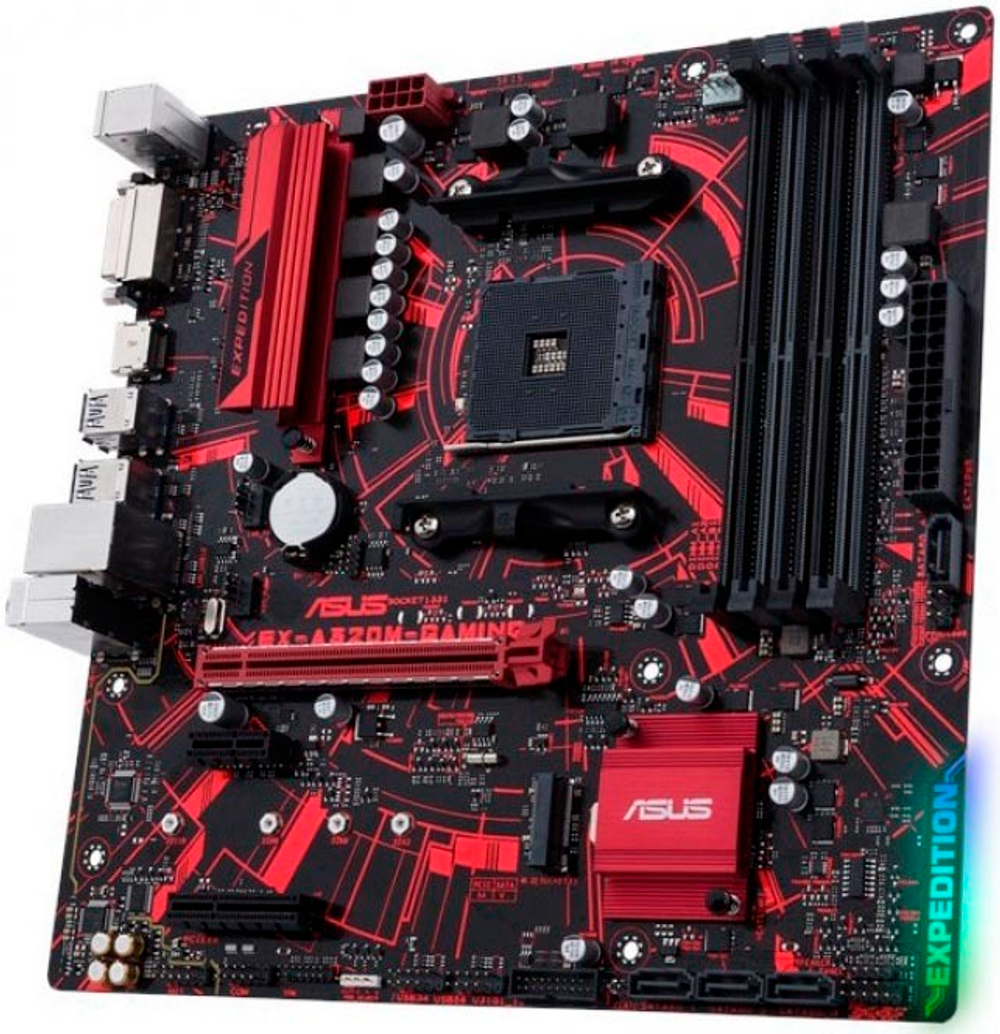 Материнская плата mATX ASUS EX-A320M-GAMING