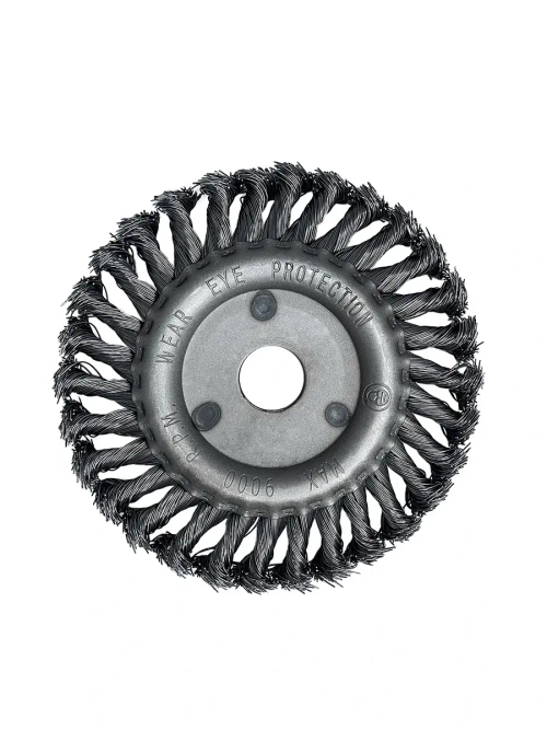 ЩЕТКА ПЛОСКАЯ ДЛЯ УШМ крученая 100мм 22диам. (1/ 100)