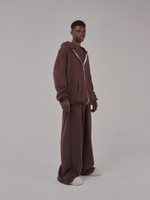 Baggy Trousers LOGO French Roast