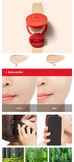 Missha Velvet Finish Cushion SPF50+ PA+++ кушон с бархатным финишем и деликатным матирующим эффектом