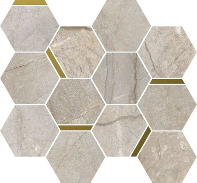 Мозаика Stellaris Elegant Silver Mosaico Chic 36.8x26.9