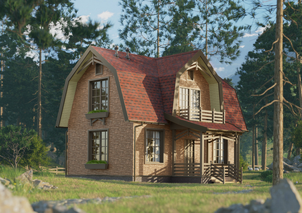 Ламинированная черепица Серия Dragon Europa, красный 2,38м2