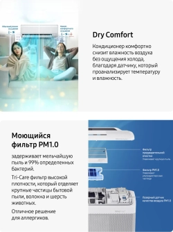 Инверторная сплит-система Samsung AR80F12CABW