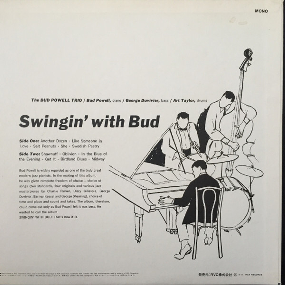Bud Powell / Swingin' With Bud (LP)