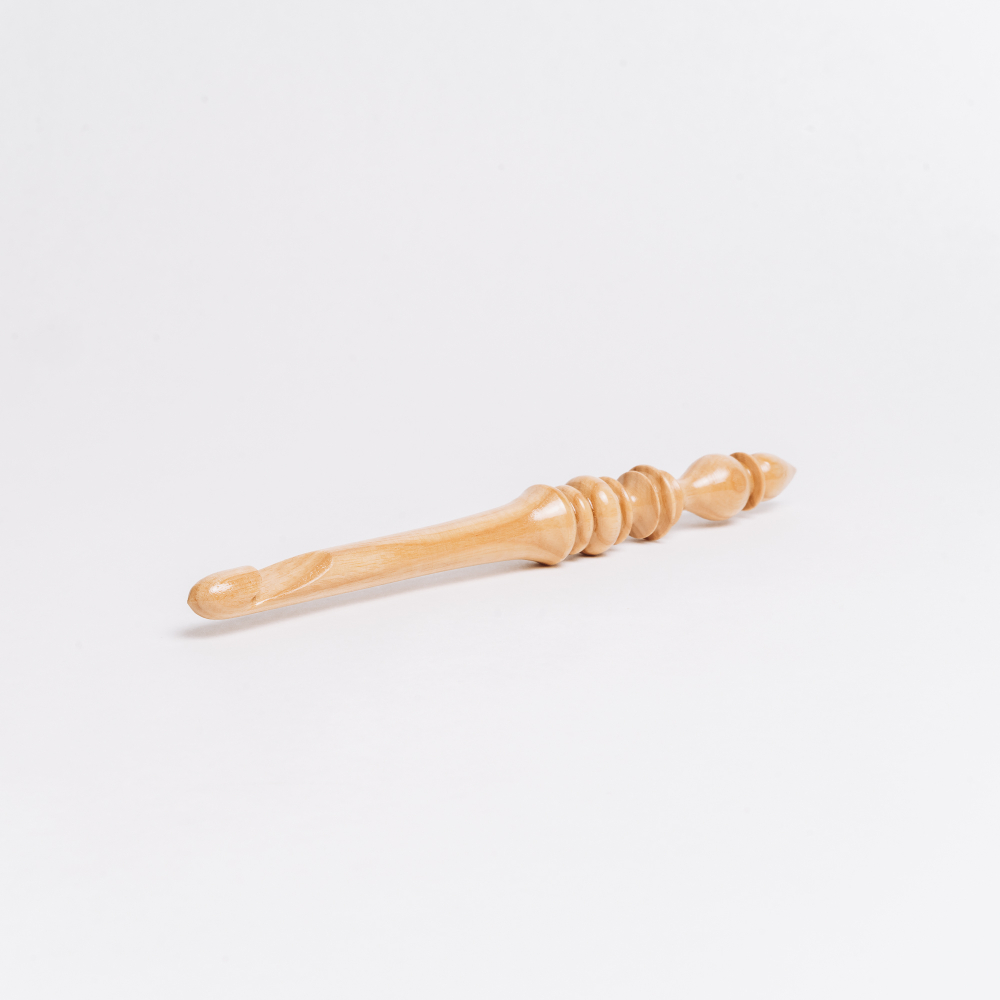 Деревянный крючок для вязания из древесины клена 6 мм. K306