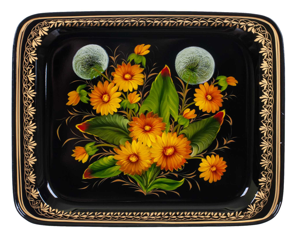 Zhostovo metal tray A13D09102023020