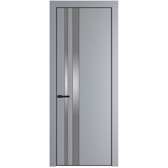 Profil Doors 20PA смоки профиль чёрный матовый стекло серебро матлак