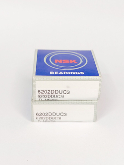 Подшипник NSK 6202DDUC3E 15х35х11 мм к-т 2 шт.