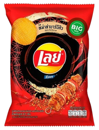 Чипсы Lay's со вкусом чили барбекю в китайском стиле