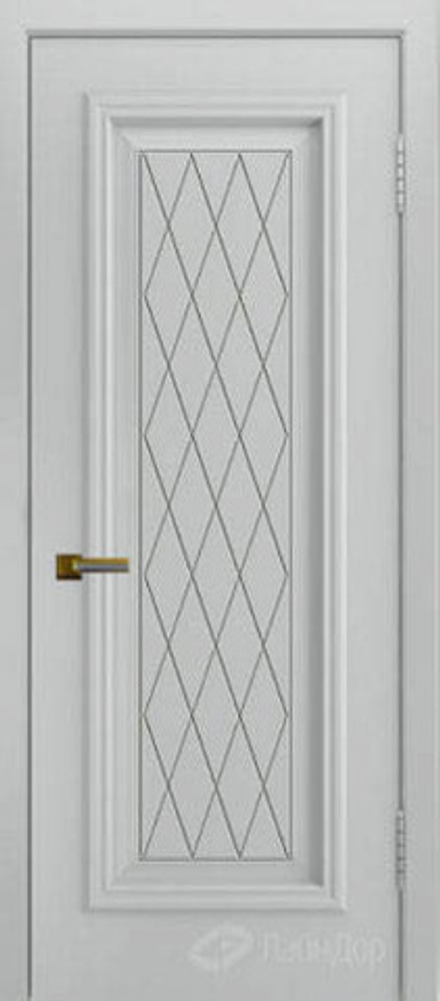 Межкомнатная дверь ЛайнДор Валенсия+Фреза ДГ Эмаль серая