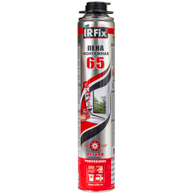 Пена монтажная Irfix 65 профессиональная (выход 65 л) 820 мл