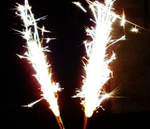 Настольный фонтан для торта Fontanna tortowa золотой 4шт 17,5см 60 секунд