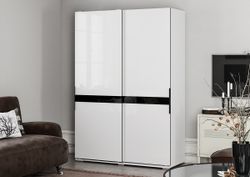 Шкаф-купе Оскар 1,5м (белый/глянец белый), Интерьер Центр, г. Пенза