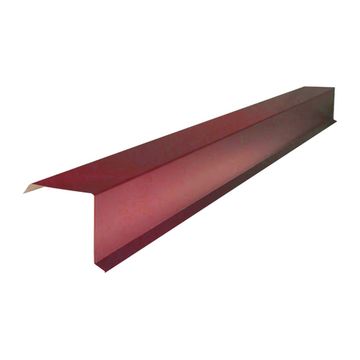 Торцевая планка RAL 3005 красная 2м.