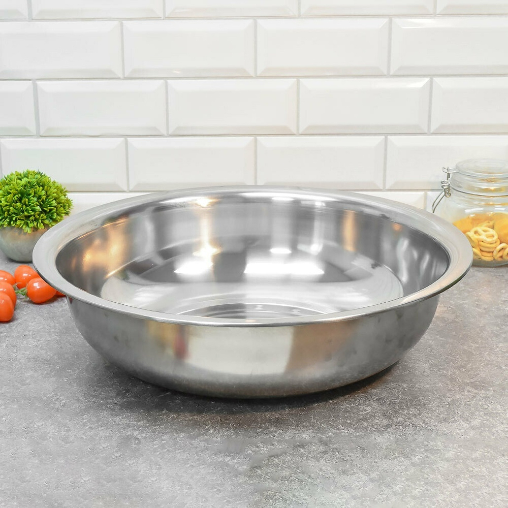 Таз 15л 48см, нерж сталь