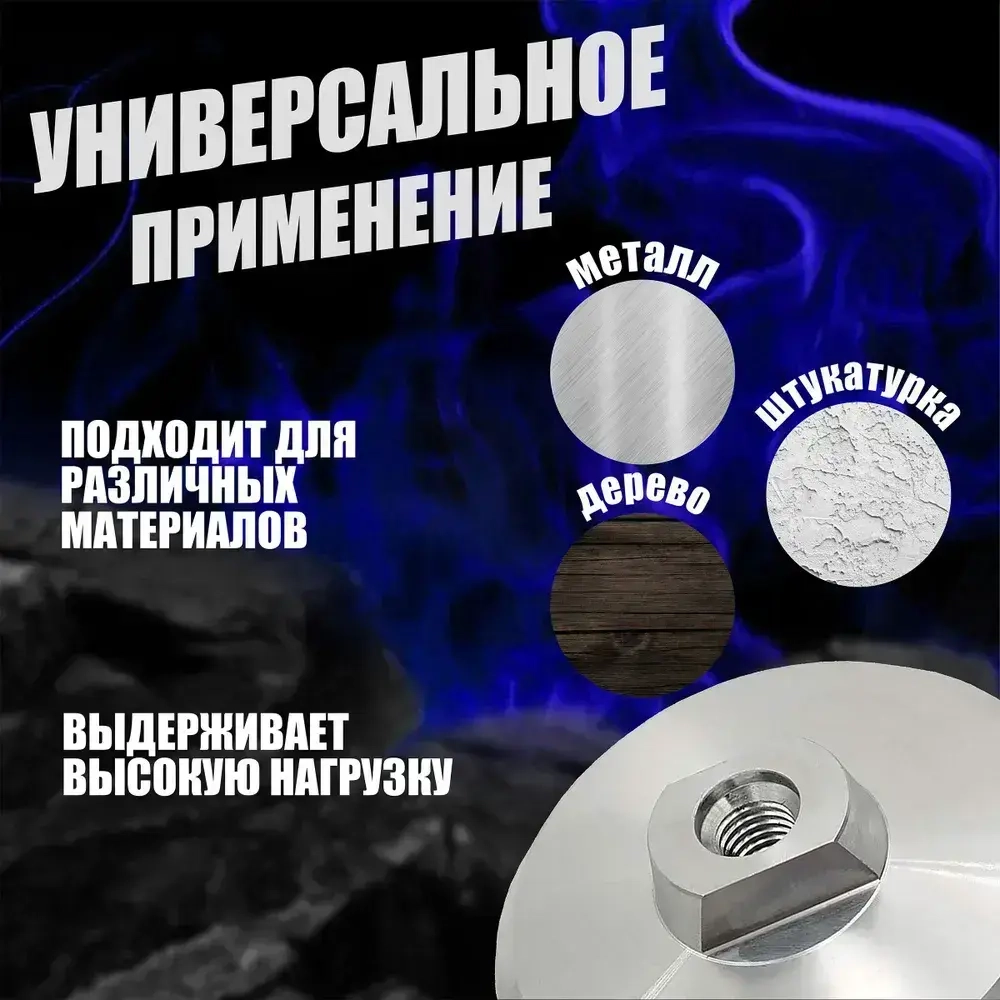 Опорная тарелка для ушм 125. Насадка на болгарку для шлифовки