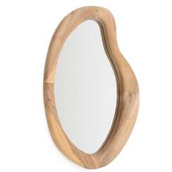 Зеркало Selem 68x44 см в деревянной раме с натуральной отделкой 