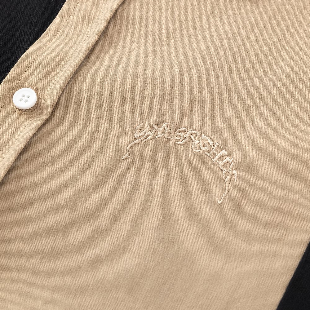 Сорочка мужская Ymkashix Puff черный / песочный