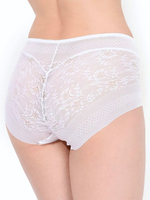 Высокие кружевные трусики Magic Band (Размер: XL) (Цвет: белый)