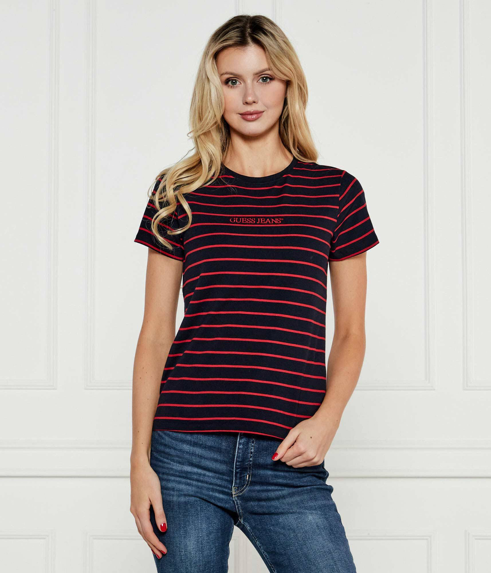 Футболка Guess Jeans - темно-синий(W4BI53 KCIE1)