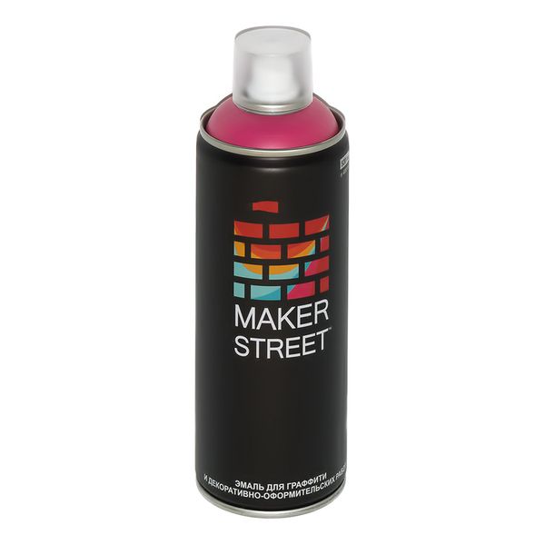 Эмаль для граффити 400 мл, 401 Малиновый, Makerstreet MS400