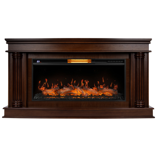 Каминокомплект: Очаг Royal Thermo Aurora RTFP/P-AR40LS, портал Olympia 42/40/36, канадский дуб