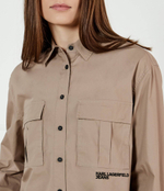 Рубашка Karl Lagerfeld Jeans - бежевый(A1W11032)