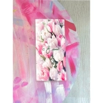 Открытка Евро «С 8 марта! (букет тюльпанов)»