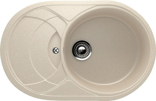 МОЙКА ULGRAN РЕВЕРСС ПЛОЩАДКОЙ U-110 БЕЖЕВАЯ 328