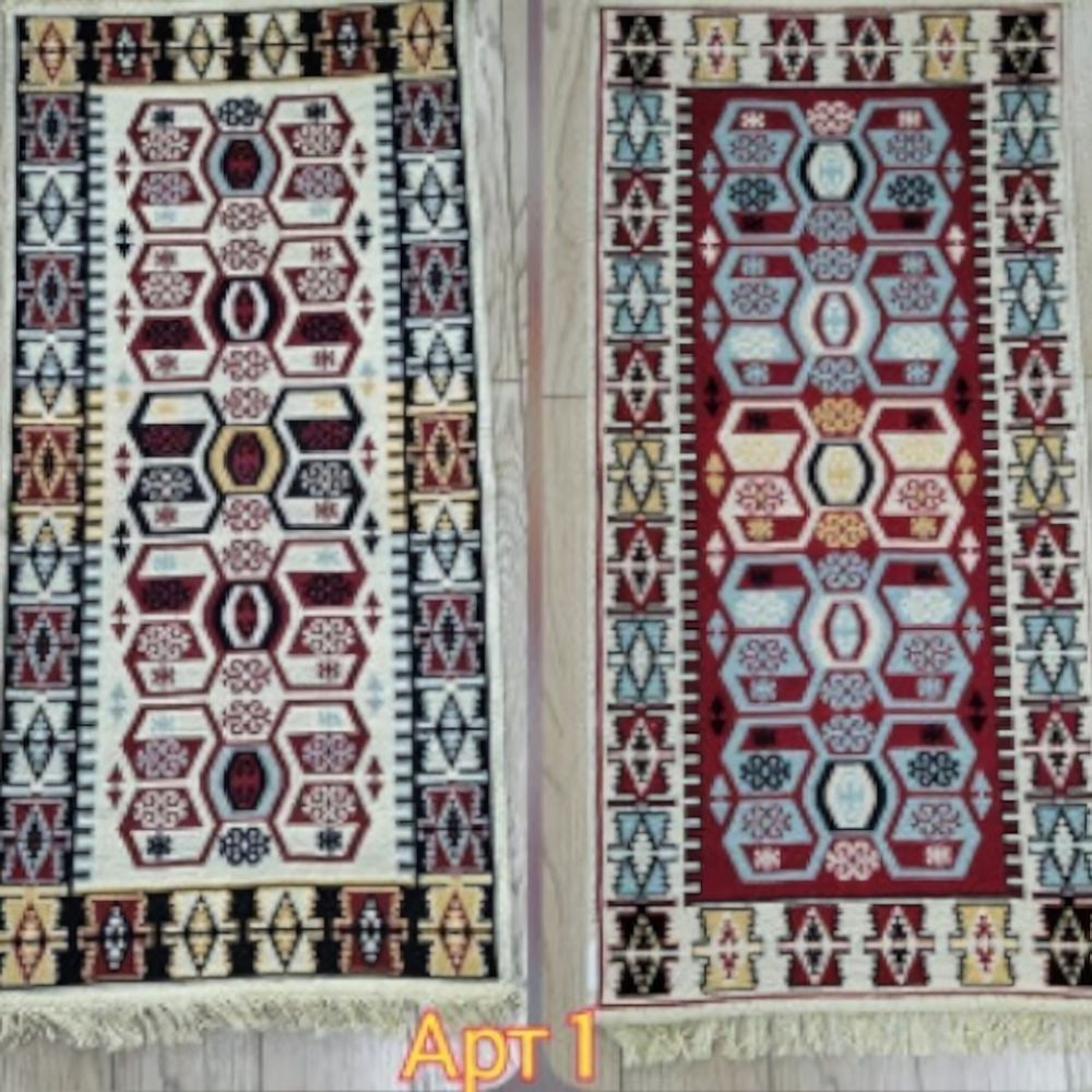 Коврик интерьерный с бахромой VOSTOK 80*150 (двухсторонний)