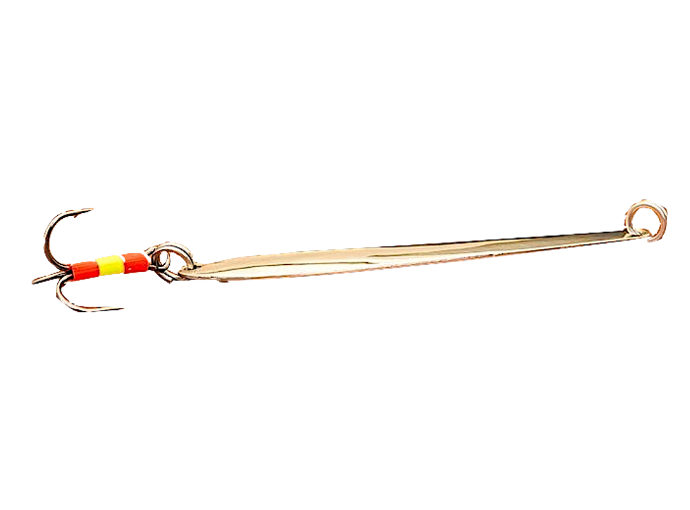 Блесна зимняя Winterlures Кент Судаковая 80мм 16г Тройник, Серебро