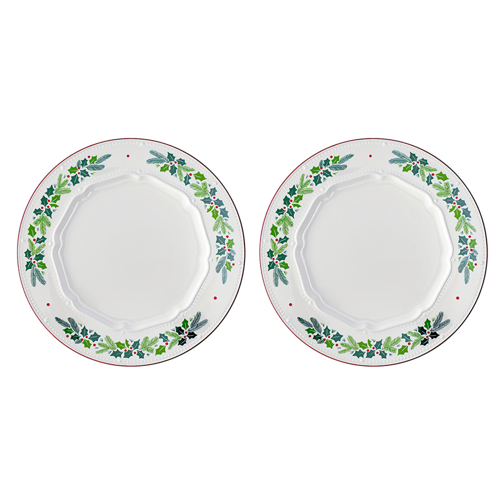 Набор из двух тарелок nordic winter из коллекции new year essential, D26,5 см
